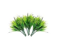 QWORK® 18 Pezzi Piante Artificiali Piante Finte Erba Decorativa di Plastica per Esterno Interno Giardino Casa Ufficio (30-40 cm)