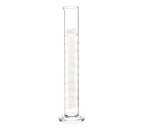 QWORK® 1x Cilindro graduato in vetro da 100 ml, vetro borosilicato, parete spessa, labbro superiore svasato