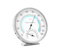 QWORK® 2 in 1 Termometro Igrometro da Interno - Diametro 12,5 cm, Alta Precisione