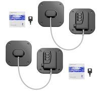 QWORK® 2 Lucchetto per Frigorifero e Cassetti - Blocco con Codice, Installazione Senza Perforazione