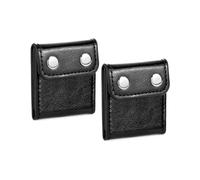 QWORK® 2 Pezzi Blocca Cintura di Sicurezza Auto, Clip per Cinture di Sicurezza Universale per Spalle e Collo Rilassanti (Nero)