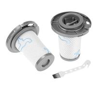 QWORK® 2 Pezzi filtro aspirapolvere con spazzola di pulizia, compatibile con Rowenta X-ForceFlex 8.60 RH9611 RH9637 RH9638 RH9639