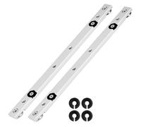 QWORK® 2 pezzi miter bar slider 300mm, guida per mitra in lega di alluminio a T per seghe da tavolo