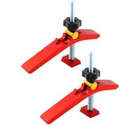 QWORK® 2 Pezzi Morsetti T-Track per Legno, Morsetti di Fissaggio per la Lavorazione del Legno (M8)