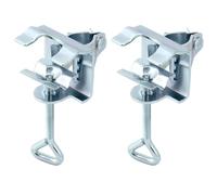 QWORK® 2 Pezzi Supporti per Ombrelloni, Portaombrelloni Senza Foratura, Portaombrelloni per Ombrelloni Ø 19-32 mm, per Ringhiere o Tavoli Balcone