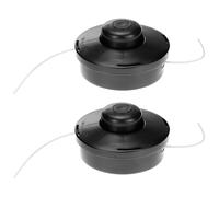 QWORK® 2 Pezzi Testina Decespugliatore Universale, Testina Decespugliatore M10x1.25, Bobina Filo per Decespugliatore