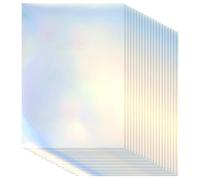 QWORK® 20 Fogli di Vinile Stampabile Adesivo - Formato A4 Carta Adesiva Olografico per Stampanti a Getto (210 x 297 mm)