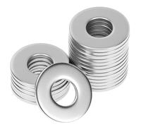 QWORK® 20 Pezzi M8 x 20 mm rondelle, rondella piatta in acciaio inossidabile 304, per viti e bulloni