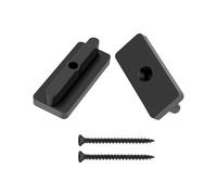 QWORK® 200 Clip di Fissaggio in Plastica ad Alta Densità per Pannello di Decking Composito - Distanziatori Nascosti da 5 mm con Viti