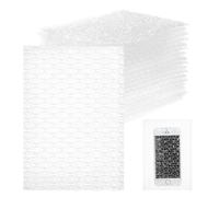 QWORK® 200 Pezzi buste pluriball, 10 x 15 cm pluriball imballaggio trasparente
