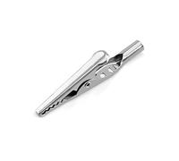 QWORK® 200 Pezzi Morsetti Coccodrillo in Metallo, Clip Coccodrillo Elettronica per Test Elettrici Lavoro, Lunghezza 50 mm