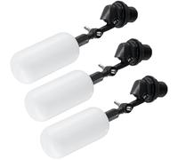 QWORK® 3 Pack 1/2" Valvola a sfera galleggiante, valvola di controllo automatico del livello dell'acqua regolabile per serbatoi, stagni e sistemi idroponici
