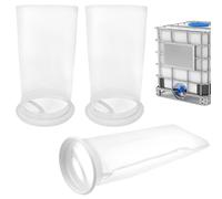 QWORK® 3 Pezzi filtri IBC, filtro a cappuccio nylon serbatoi d'acqua piovana, per agricoltura, giardinaggio e uso domestico