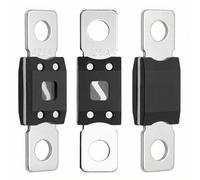 QWORK® 3 pezzi fusibili auto, 125 A, 32 V DC, a intervento lento, ideale per auto, roulotte e altro