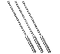 QWORK® 3 pezzi punte da trapano SDS Plus da 6 mm x 160 mm, con punte in carburo di tungsteno per calcestruzzo, mattoni, pietra e muratura