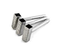 QWORK® 3 Pezzi Strumento di Ravvivatura Mole pour Rettifica Ruota, 45 x 15 mm Testa