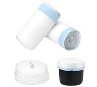 QWORK® 40 Pezzi Borsa Igienica USA e Getta, Borsa da Toilette con Inserto Assorbente, 53 x 40 cm Borsa da Toilette per Sedie Comode
