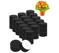 QWORK 40 pezzi Piedini per vasi invisibili, con un forte pad autoadesivo per fioriere da interni ed esterni e piedini per mobili