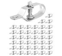 QWORK® 40 Pezzi Tenditore del Filo da 90 mm, per Recinzione, Rete, Giardinaggio