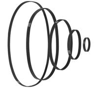 QWORK 5 Pcs GT2 Cinghia Dentata ad Anello Chiuso Cinghia di Gomma 6mm Larghezza Adatto per Stampante 3D 110mm 200mm 300mm 400mm 610mm