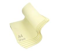 QWORK® 5 pezzi pelle finta 3mm per tatuaggi, 20cm x 30cm pelle finta in silicone, doppio lato, riutilizzabile e flessibile