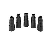 QWORK® 5 Pz Adattatore Aspirapolvere, Accessori Aspirapolvere Universale per Tubo Flessibile Aspirapolvere e Utensili Elettrici, 21-35 mm Diametro Interno