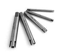 QWORK® 5PCS Rubinetto Estrattore , Estrattore di rubinetto rotto , Estrattore Viti Per Impieghi Gravosi Bulloni , In Acciaio