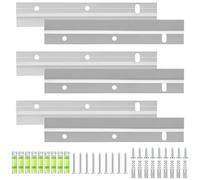 QWORK® 6 pezzi gancio per foto, gancio a Z da 15 cm, supporta fino a 10 kg, ideale per pannelli a parete, specchi e opere d'arte