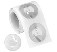 QWORK® 60 Pezzi adesivi NFC tag, 25 mm Ntag 213 NFC adesivi vuoti, compatibili con telefoni e dispositivi NFC