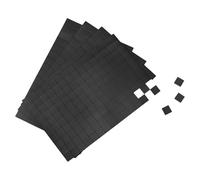 QWORK® 600 pezzi piastre magnetiche autoadesive, 10 x 10 mm calamite autoadesive flessibili, fogli magnetici adesivi, per bricolage, ufficio, casa