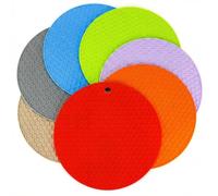 QWORK® 7 Pezzi Sottopentola Silicone, Presine In Silicone,presine In Silicone Da Cucina Forma Di Alveare, Resistente Al Calore Fino A 230 °C