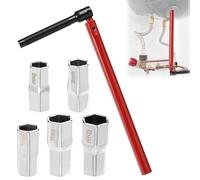 QWORK® 8-13mm chiave per rubinetto sottolavello regolabili set, chiave per rubinetto con prese intercambiabili, chiave per dado del rubinetto