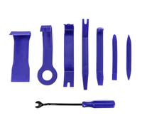 QWORK® 8 in 1 Kit Smontaggio Pannelli Auto, Strumento di Rimozione in Plastica per Auto Porta Pannello Radio Cruscotto