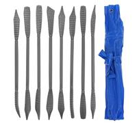 QWORK® 8 Pezzi lime raspa, raspe doppia faccia, per legno e steatite, lavorazione di precisione a mano