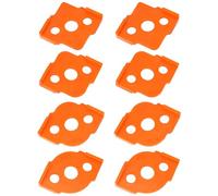 QWORK® 8 Pezzi Raggio Jig Router Templates, Radius Quick Jig per la Lavorazione del Legno R5 R10 R15 R20 R25 R30 R35 R40, ABS Sagoma per Arco ad Angolo Tondo per Lavorazione Legno