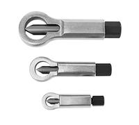 QWORK® 9-12mm/12-16mm/16-22mm (3 Pezzi) Spaccadadi Meccanico, Dado Splitter, Set di Estrattori Dadi,