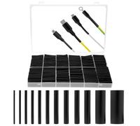 QWORK® 900 Pezzi guaine termorestringenti, 45MM 2:1 guaina termorestringente impermeabile, per protezione e riparazione dei cavi