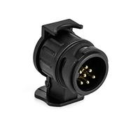 QWORK Adattore 13 a 7 Poli, Adattatore Gancio Traino Impermeabile 12V per Rimorchi e Roulotte