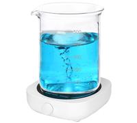 QWORK® Agitatore magnetico alimentato tramite USB, con velocità regolabile di 2000 giri/min, capacità di 1000 ml, ideale per laboratorio e homebrewing