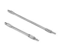 QWORK® Albero Flessibile Prolunga Flessibile 300mm & 200mm per Avvitatore e Trapano, 1/4" Gambo Esagonale