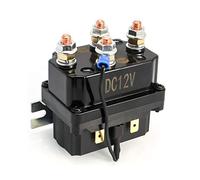 QWORK® Argano Solenoide Relè Contattore 12V 250A per verricello AUT UTV 3000-5000lbs