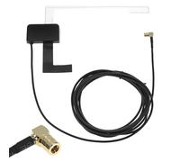 QWORK® Auto esterna antenna a disco, antenna digitale per auto con cavo 3 metri