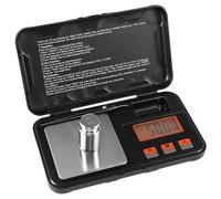 QWORK® Bilancia digitale tascabile 200g/0,01g - Bilancino precisione per gioielli/oro/dieta - Unità multiple, funzione tara, display LCD, piattaforma in acciaio inossidabile