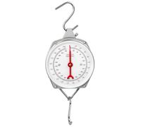 QWORK® Bilancia sospesa, bilancia a valigia con gancio, grigia, 200 kg