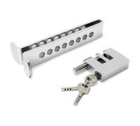 QWORK Blocco del Frizione pedali Freno Protezione di Sicurezza, Dispositivo Antifurto Auto in Acciaio Inox