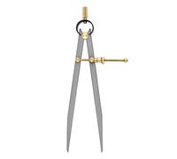 QWORK® Calibro Compasso Interno, Compasso a punte fisse, 200mm, calibri per divisori a molla di precisione per geometria