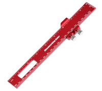 QWORK® Calibro di precisione da 200 mm in lega di alluminio, strumento di marcatura per carpentieri e ingegneri