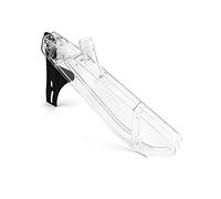 QWORK® Cappa paratrucioli in plastica da 12" per seghe circolari e da banco, con protezione antipolvere trasparente