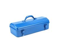 QWORK® Cassetta degli attrezzi in metallo da 41 cm, scatola portautensili portatile, con fibbia di bloccaggio