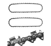 QWORK Catena per motosega da 50,8 cm, calibro 147,3 cm, passo 0,325 cm, con 76 maglie di trasmissione, confezione da 2 compatibili con Stihl, Blue Max, Oregon, a basse vibrazioni, anti-contraccolpo